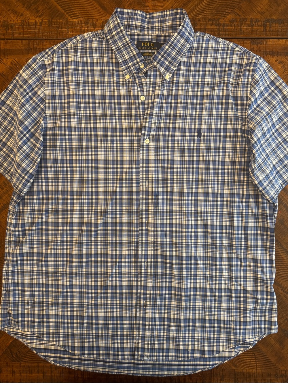 Polo Ralph Lauren Men's Performance Plaid Short Sleeve Shirt
